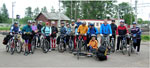 Участники велокросс-похода СК Альфа-Битца