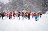 Скиатлон наоборот в Битце 21 января